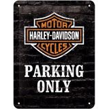 Harley Davidson - Parking Only 15 x 20 cm