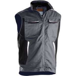 Jobman 7507 - Service Vest - Donkergrijs - Praktische Bodywarmer - Diverse Zakken
