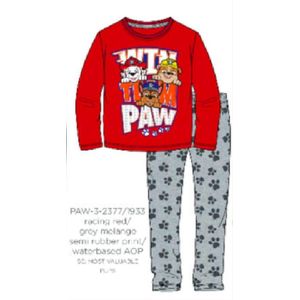 Paw Patrol pyjama - rood - Maat 128 / 8 jaar