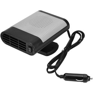 Autoverwarming - 24V - 150W Universele voorruitontdooier - Ontdooiende autoverwarming - Draagbare verwarming - Geschikt voor vrachtwagens en bussen - Grijs
