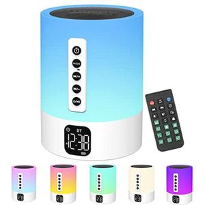 Multifunctionele Bluetooth-luidspreker 5-in-1 met Licht en Witte Geluidsmachine - Perfect als Geschenk voor Kinderen en Volwassenen