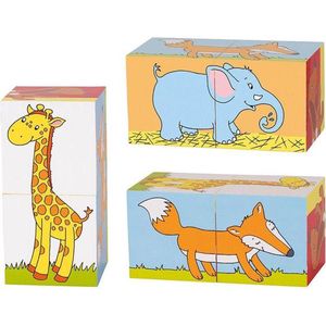 Goki Cube puzzle, animals