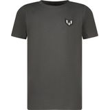 Vingino T-shirt Jacko Jongens T-shirt - Mattelic grey - Maat 128