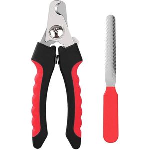 Huisdier Nagelknipper - Roestvrij Staal - Inclusief Nagelvijl - Geschikt voor Honden en Katten