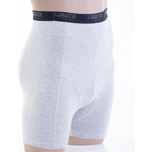 Yvanta Underwear - Stoma-ondergoed - Herenboxer - Maat L – grijs