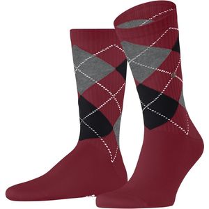 Burlington - Bond Street - Heren Sokken - Rood Oxford - Katoen - 1 Paar