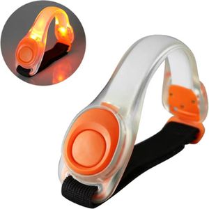 Scoby - Veiligheidsverlichting Hardlopen - Hardlopen / Wandelen - Hardloopband - LED Light - 2 Stuks - Oranje