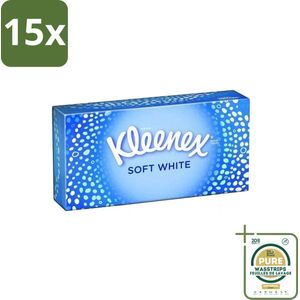 15 x Kleenex - Tissues - Soft White - 70 Tissues - Grootverpakking - Taschentuch - Weinig - Weinig - Weinig - Weinig