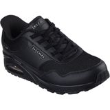 Skechers Dames UNO BANKSIA Sneaker, zwart, 4 UK, Zwart, 37 EU