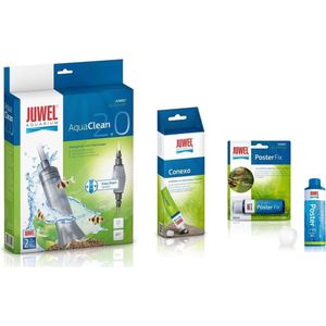 Juwel - Aqua Clean Aquarium Stofzuiger Bodemstofzuiger met easy-start systeem + Juwel Conexo  80ml + Juwel Posterfix 30ml