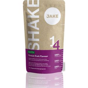 Jake Bosvruchten Sports 80 Maaltijden - Vegan Maaltijdvervanger - Poeder Maaltijdshake - Plantaardig, Rijk aan voedingsstoffen, Veel Eiwitten - Shakes