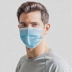 Wegwerp beschermend masker - Wegwerp Mondkapjes 3 Laag - 50 stuks - OV voor geschikt