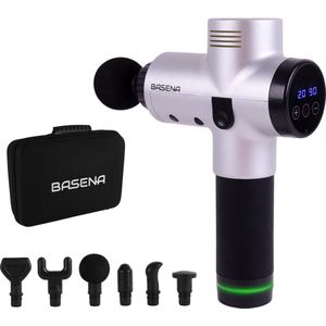 Basena - massage gun - sport and relax massage - grijs