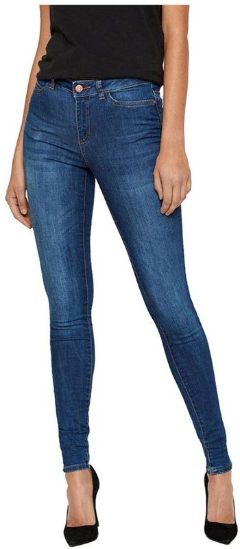 Noisy May Lucy Normal Waist Power Shape Spijkerbroek Blauw 25 / 30 Vrouw