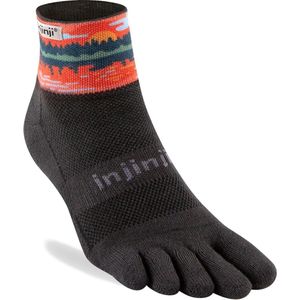 Injinji Trail Midweight Mini-Crew - Oranje/Grijs - 44-47