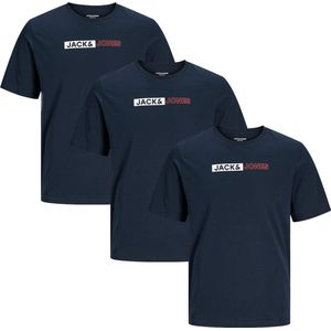 Jack & Jones Heren t-shirt 3 pack Corp