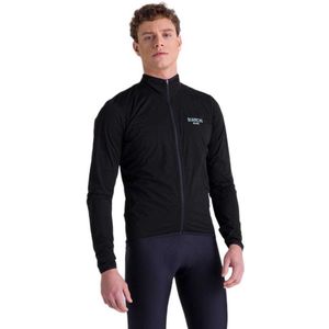 Santini Bianchi Milano Rainshell 2025 Jas Zwart M Man,Vrouw