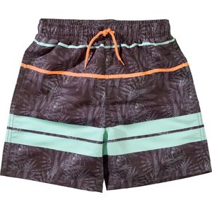 BECO zwemshorts, binnenbroekje, elastische band, 3 zakjes, zwart/multi color, maat 128