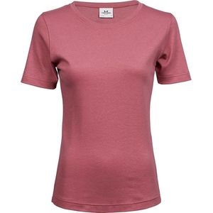 Tee Jays Dames/dames Interlock T-Shirt (Rose)