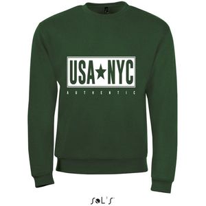 Sweatshirt 359-11 USA-NYC - Groen, xS