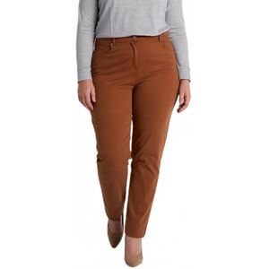 5-pocket stretch katoenen broek met rechte pijpen