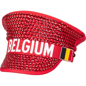 Boland - Pet 'Belgium' - 59 - Volwassenen - Unisex - Landen- Sport- Rode duivels