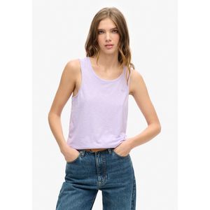 Superdry - Scoop Neck - Mouwloos T-shirt - Zacht - Relaxed Pasvorm