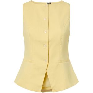Pieces Gilet Pcjoline Sl Boatneck Waistcoat Wvn 17164265 French Vanilla Dames Maat - M
