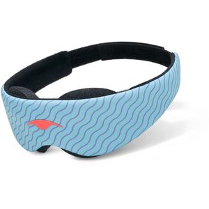 Manta KIDS Sleep Mask – Arctic Blue - Slaapmasker voor kinderen – 100% verduisterend – Geen druk op ogen – Volledig verstelbaar voor een perfecte pasvorm – Hypoallergeen – Zacht & ademend – Voor kinderen vanaf 6 jaar
