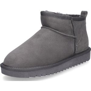 Ara - Enkellaarsjes - Grijs - Suède - Schapenleer - TPR