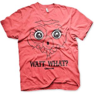 Gremlins Heren Tshirt -M- Wait. What? Rood
