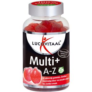 3x Lucovitaal Vitamine Gummies Multi+ A tot Z 60 Gummies