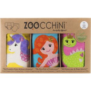 Zoocchini set van 3 oefenbroekjes - 100% organic katoen - Fairy Tales - Meisjes - 2-3 jaar