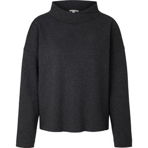 TOM TAILOR cozy standup collar sweatshirt Dames Trui - Maat S