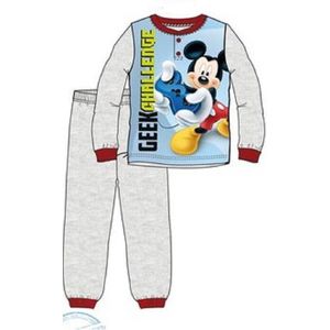 Mickey Mouse pyjama - grijs - maat 128 - Disney pyjamaset