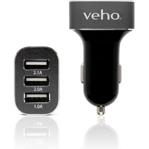 Veho VAA-010 Triple USB Auto Adapter - 5V - 5.1A