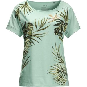 Jack Wolfskin Tropical Leaf T W T-Shirt Shortsleeve Light Jade Women