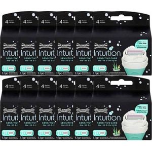 Wilkinson Intuition Sensitive Navul Scheermesjes - Voordeelverpakking 12 x 3 Stuks