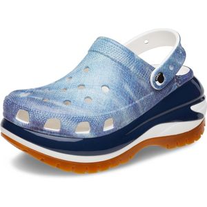 Crocs Classic Mega Crush Denim Clog Multi Maat 41/42 M8/W10