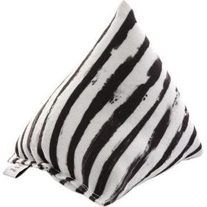 Canadian cat cuddle pyramide zebra met catnip zwart / wit