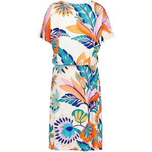 DIDI Dames Dress Jacky Offwhite Tropicalia print maat 48