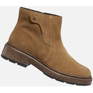 Geox - Swelen - Dameslaarzen - Taupe - Enkellaarsjes