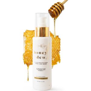 HG Douchegel met Honing & Salicylzuur - Exfoliërende Lichaamsscrub - Hydraterende Lichaamsreiniger - Verzorgende Douchegel tegen Droge Huid - Perfect Kerstcadeau voor Haar - 125ml