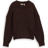 TOM TAILOR DENIM - Trui - Chocoladebruin - Knitwear - Losse Pasvorm