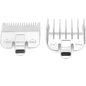 Kappersschaar limietkam, gegalvaniseerde geleidekam, geschikt voor complete retro oliekop geleidekam accessoiresset, kappersschaar positioneringstanden, scheermes C