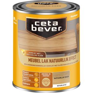 Cetabever - Meubellak Natuurlijk Effect - Natuurlijk Eiken - 750 ML