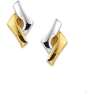 Trendjuwelier huiscollectie 4011734 Bicolor gouden oorbellen