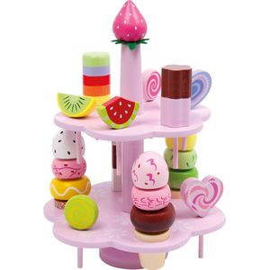 Houten speelgoed eten en drinken -  Speelset ""Sweets"" - FSC - Houten speelgoed vanaf 3 jaar
