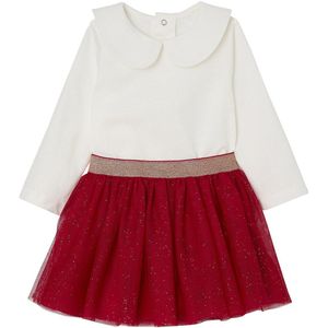Vertbaudet - Babyset voor Babymeisjes - T-shirt - Rok - Heupband - Kerstcadeauset