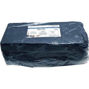 Sibelco Negra 2002 - zwarte Boetseerklei chamotte - blok van 10kg